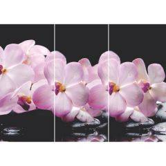 Стол Бостон-3 (Розовая Орхидея) 1100/1420*700, опора Брифинг в Ревде - revda.mebel24.online | фото 2