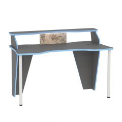 Стол компьютерный 12.61 Индиго в Ревде - revda.mebel24.online | фото