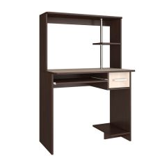 Стол компьютерный Дебют с пеналом (венге/лоредо) в Ревде - revda.mebel24.online | фото 2