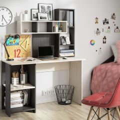 Стол компьютерный Олимп (венге/дуб беленый) в Ревде - revda.mebel24.online | фото