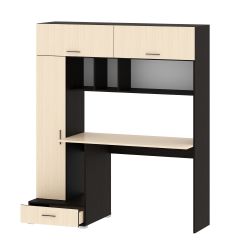 Стол компьютерный ПКС-1 (венге/дуб белфорд) в Ревде - revda.mebel24.online | фото 4