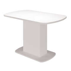 Стол обеденный Соренто 2 раздвижной (Белый) в Ревде - revda.mebel24.online | фото 2