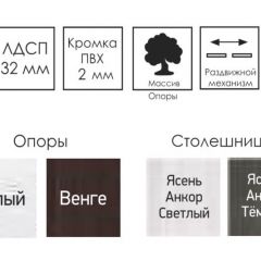 Стол раскладной Ялта-2 (опоры массив резной) в Ревде - revda.mebel24.online | фото 4