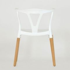 Стул Barneo N-218 Wishbone интерьерный кухонный белый в Ревде - revda.mebel24.online | фото 2
