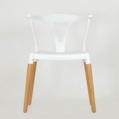 Стул Barneo N-218 Wishbone интерьерный кухонный белый в Ревде - revda.mebel24.online | фото 3