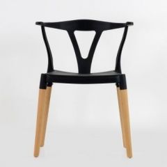 Стул Barneo N-218 Wishbone интерьерный кухонный черный в Ревде - revda.mebel24.online | фото 3