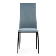 Стул на металлокаркасе Tod light blue / black в Ревде - revda.mebel24.online | фото