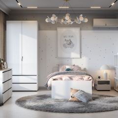 Токио Шкаф двухстворчатый с двумя ящиками в Ревде - revda.mebel24.online | фото 3