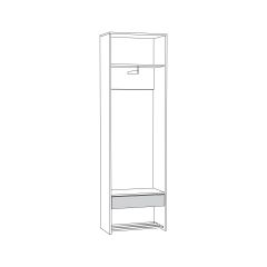 Трувор Шкаф для одежды 13.328.02 в Ревде - revda.mebel24.online | фото 2