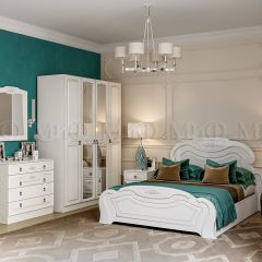 АЛЕКСАНДРИНА Тумба 2 шт. (Белый глянец холодный/Белый) в Ревде - revda.mebel24.online | фото 2