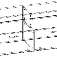 СОНАТА Тумба малая ТМС-1200 (Дуб сонома/Дуб сакраменто) в Ревде - revda.mebel24.online | фото 2