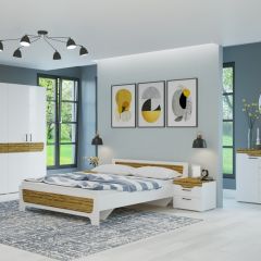 Тумба Милана (Белый/Сосна Гранд) в Ревде - revda.mebel24.online | фото 3