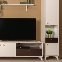 Тумба под ТВ 13.260 Миндаль в Ревде - revda.mebel24.online | фото 4
