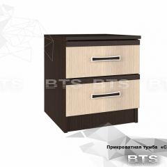 Тумба прикроватная Сакура 2 шт. (венге/лоредо) в Ревде - revda.mebel24.online | фото