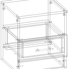 СОФИЯ Тумба прикроватная (венге/дуб белфорт) в Ревде - revda.mebel24.online | фото 3