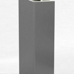 Угловое соединение для цоколя 135 гр. h100 мм (Алюминий, Белый, Черный, Сонома) в Ревде - revda.mebel24.online | фото