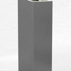Угловое соединение для цоколя 135 гр. h150 мм (Алюминий, Белый, Черный, Сономаый) в Ревде - revda.mebel24.online | фото