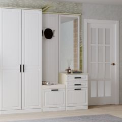 Вешалка НКМ ВЕНЕЦИЯ-1 Секция- 2 (Дуб сонома/Белое дерево) в Ревде - revda.mebel24.online | фото 2