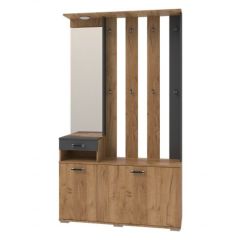 Вешалка с зеркалом НКМ Бостон Секция 7 в Ревде - revda.mebel24.online | фото