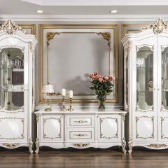 Витрина двухстворчатая Флоренция в Ревде - revda.mebel24.online | фото 3