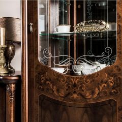 Витрина одностворчатая Илона (караваджо) в Ревде - revda.mebel24.online | фото 5