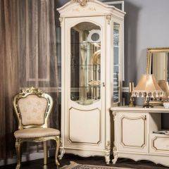 Витрина одностворчатая Мона Лиза (крем) в Ревде - revda.mebel24.online | фото