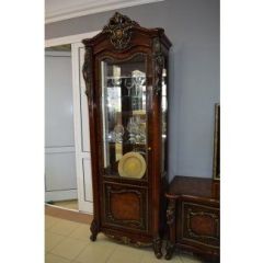 Витрина одностворчатая Джоконда (корень дуба глянец) в Ревде - revda.mebel24.online | фото 2