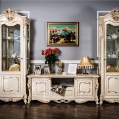 Витрина одностворчатая Джоконда (крем глянец) в Ревде - revda.mebel24.online | фото 3