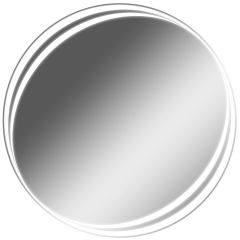 Зеркало Берг 700х700 с подсветкой Домино (GL7055Z) в Ревде - revda.mebel24.online | фото 1