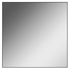 Зеркало Corsica 500х500 black без подсветки Sansa (SB1063Z) в Ревде - revda.mebel24.online | фото 1