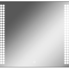 Зеркало Cosmo 90 black с подсветкой Sansa (SC1051Z) в Ревде - revda.mebel24.online | фото