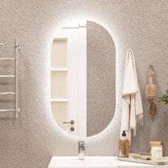 Зеркало Дакка 800х500 с подсветкой Sansa (GL7036Z) в Ревде - revda.mebel24.online | фото 7