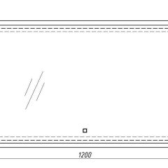 Зеркало Dream 120 alum с подсветкой Sansa (SD1025Z) в Ревде - revda.mebel24.online | фото 7