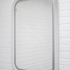 Зеркало Elis 100 white с подсветкой Sansa (SEe1045Z) в Ревде - revda.mebel24.online | фото 2