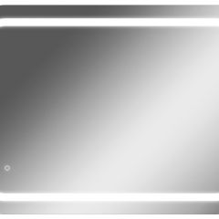 Зеркало Elis 100 white с подсветкой Sansa (SEe1045Z) в Ревде - revda.mebel24.online | фото 1