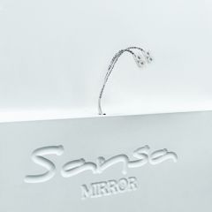 Зеркало Gia 75 white с подсветкой Sansa (SGa1044Z) в Ревде - revda.mebel24.online | фото 5