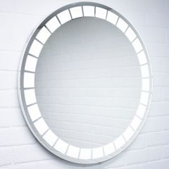 Зеркало Маскат 700х700 с подсветкой Домино (GL7057Z) в Ревде - revda.mebel24.online | фото 3