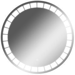Зеркало Маскат 700х700 с подсветкой Домино (GL7057Z) в Ревде - revda.mebel24.online | фото
