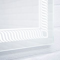 Зеркало Паликир 700х700 с подсветкой Домино (GL7051Z) в Ревде - revda.mebel24.online | фото 4
