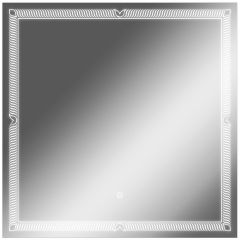 Зеркало Паликир 700х700 с подсветкой Домино (GL7051Z) в Ревде - revda.mebel24.online | фото 1