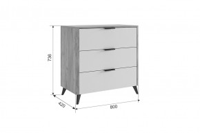 АДАМ Спальный гарнитур (модульный) графит в Ревде - revda.mebel24.online | фото 15