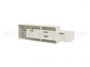 АЛТЕЯ Тумба ТВ (Дуб крафт белый) в Ревде - revda.mebel24.online | фото 1
