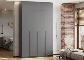 Антресоль 1600 «ШК-5» Графит серый в Ревде - revda.mebel24.online | фото 4
