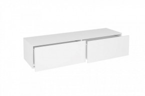 АЙДЕН ТБН06-1400 Тумба ТВ подвесная (белый) в Ревде - revda.mebel24.online | фото 2