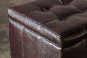 Банкетка-сундук Лонг коричневая в Ревде - revda.mebel24.online | фото 4