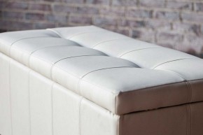 Банкетка-сундук Лонг светло-бежевая  в Ревде - revda.mebel24.online | фото 2
