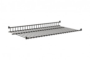 БАСКО Полка сотовая L600 (черный муар) в Ревде - revda.mebel24.online | фото