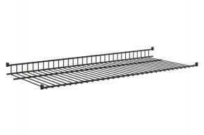 БАСКО Полка сотовая L800 (черный муар) в Ревде - revda.mebel24.online | фото