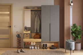 БАСКО Прихожая К1 (графит) в Ревде - revda.mebel24.online | фото