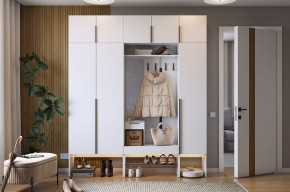БАСКО Прихожая К7 (белое дерево) в Ревде - revda.mebel24.online | фото 13